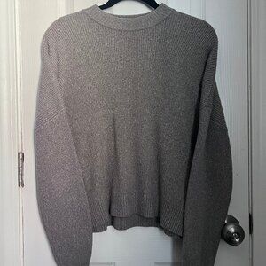 Abercrombie & Fitch Crew Neck Ribbed Sweater - Size S